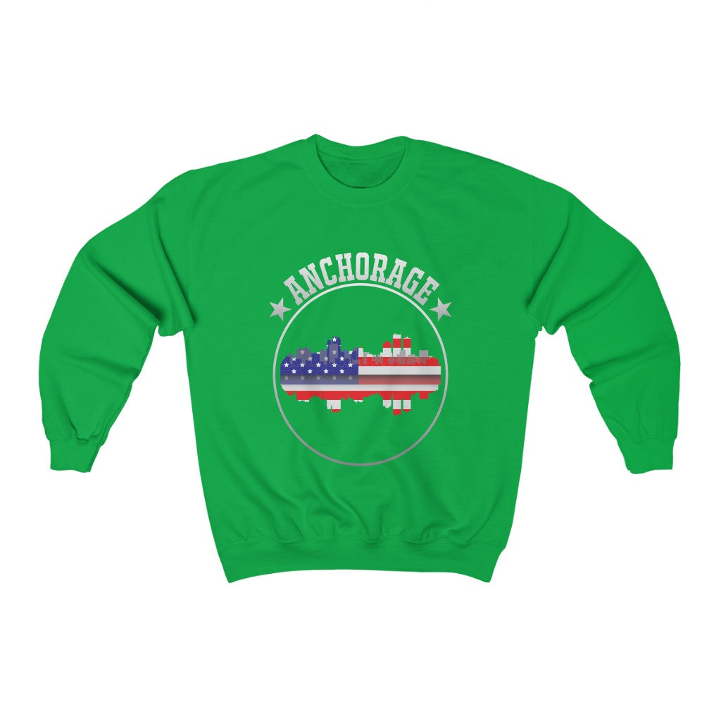 Unisex Heavy Blend™ Crewneck Sweatshirt "Higher Quality Materials" (Anchorage)