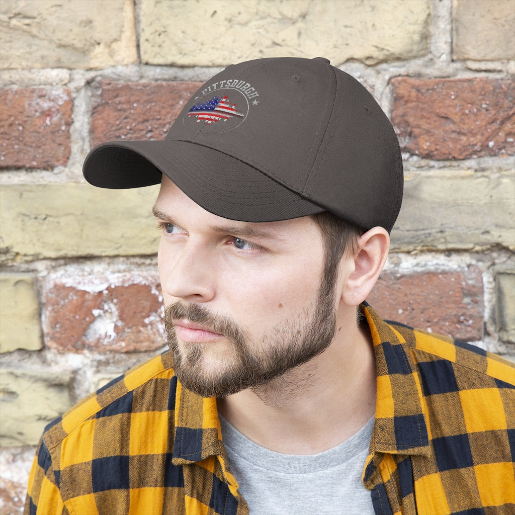 Unisex Twill Hat Higher Quality Materials(pitts burgh)