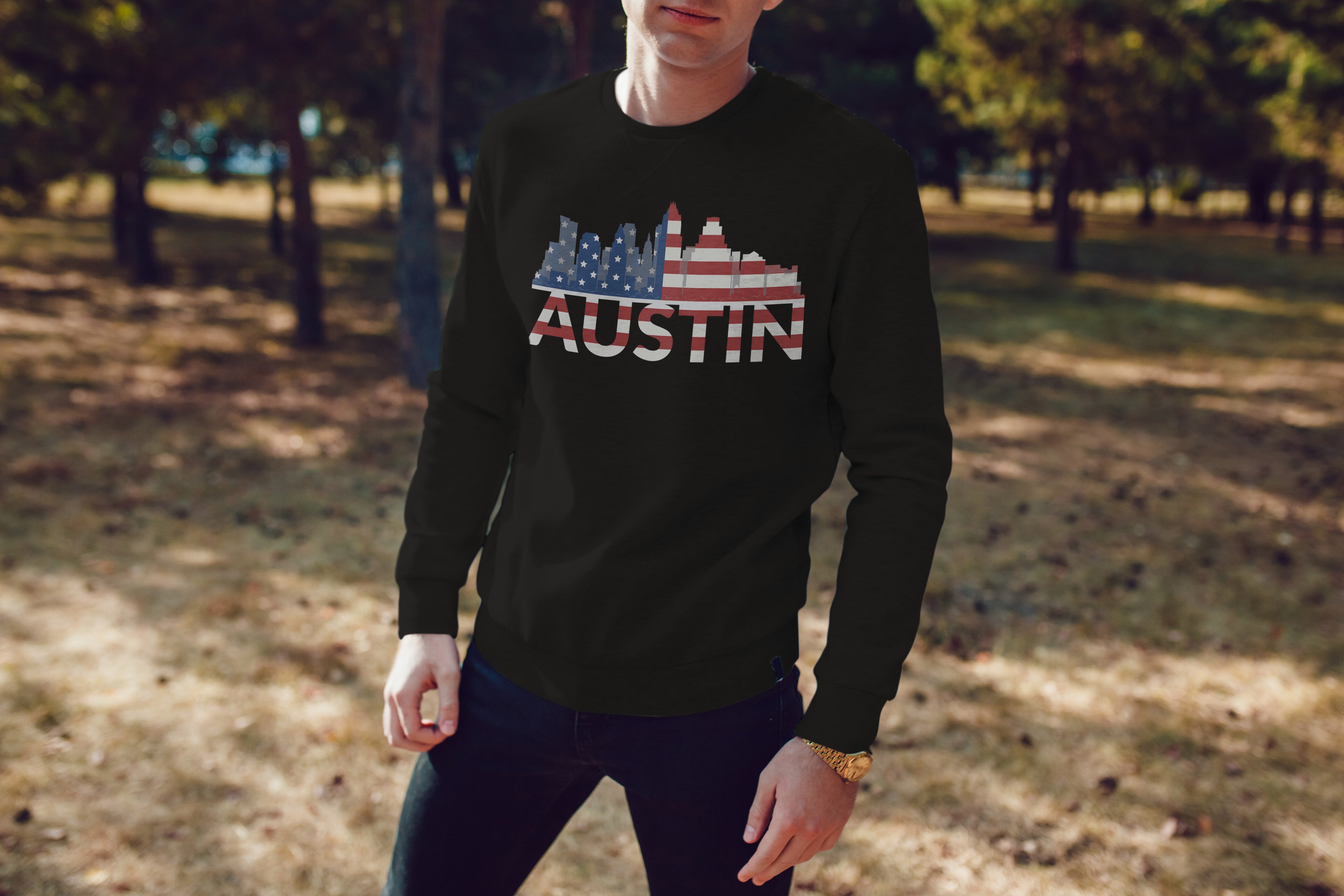 Unisex Heavy Blend™ Crewneck Sweatshirt (Austin)