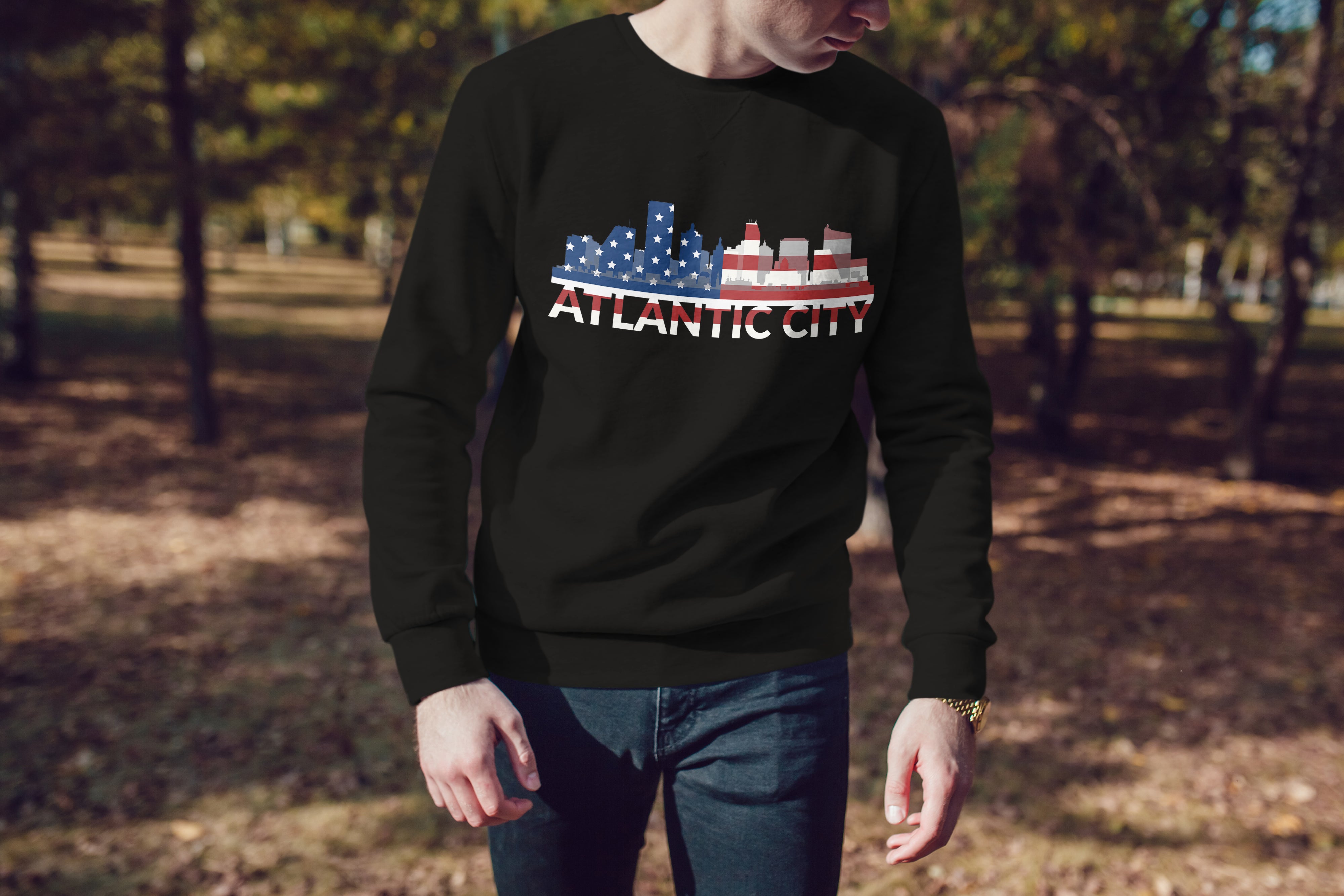 Unisex Heavy Blend™ Crewneck Sweatshirt (Atlantic City)