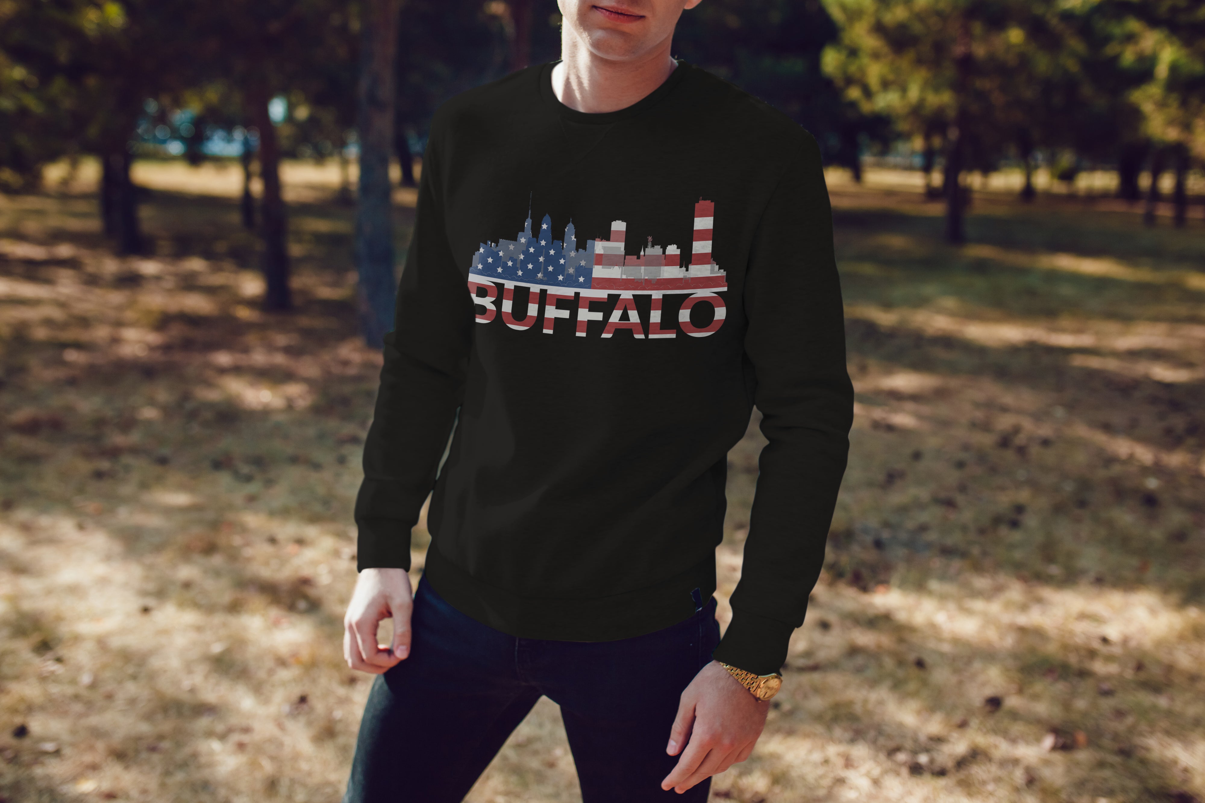 Unisex Heavy Blend™ Crewneck Sweatshirt (Buffalo)