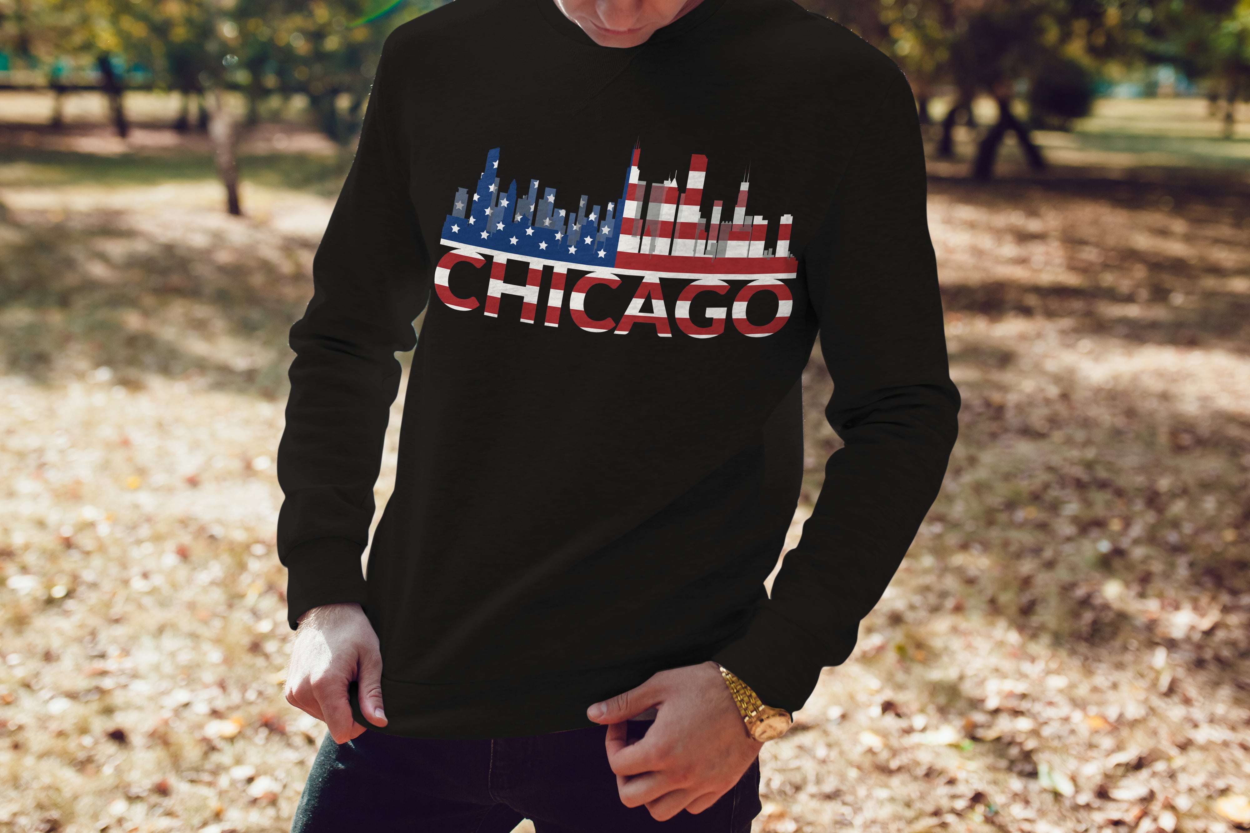 Unisex Heavy Blend™ Crewneck Sweatshirt (Chicago)