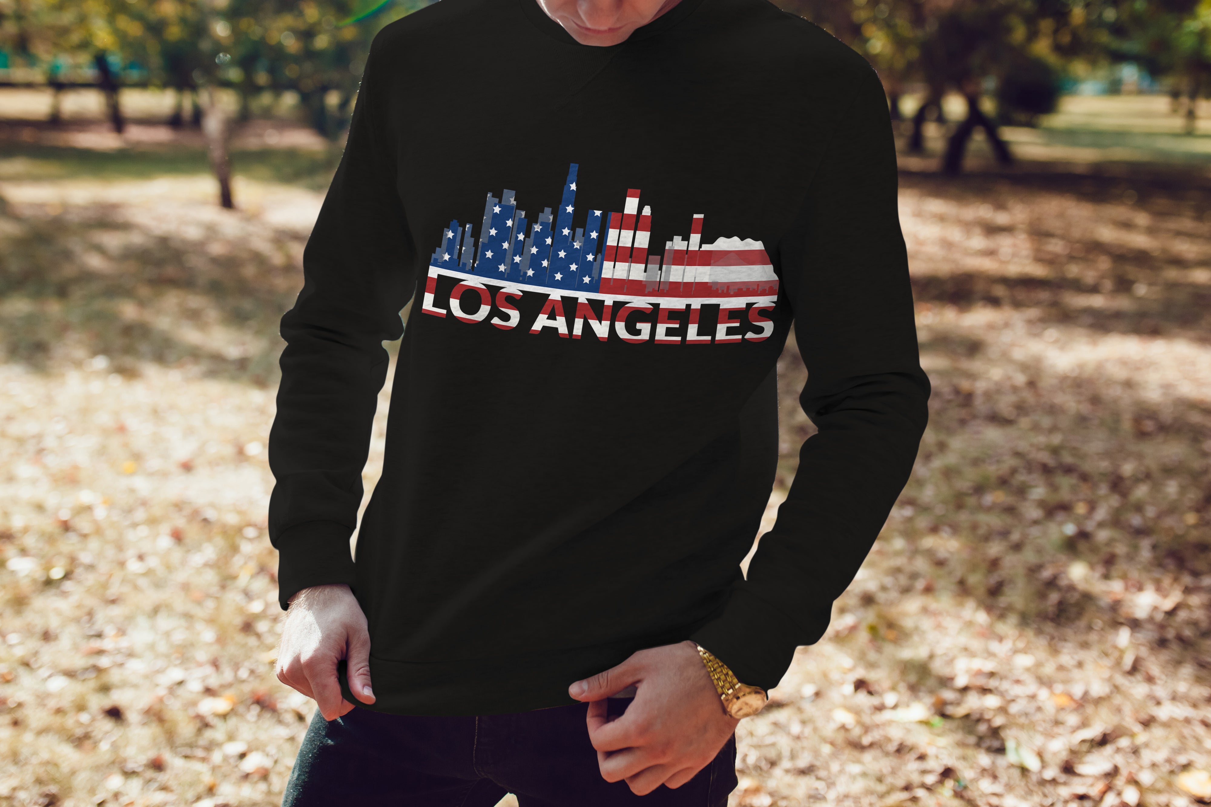 Unisex Heavy Blend™ Crewneck Sweatshirt (Los Angeles)