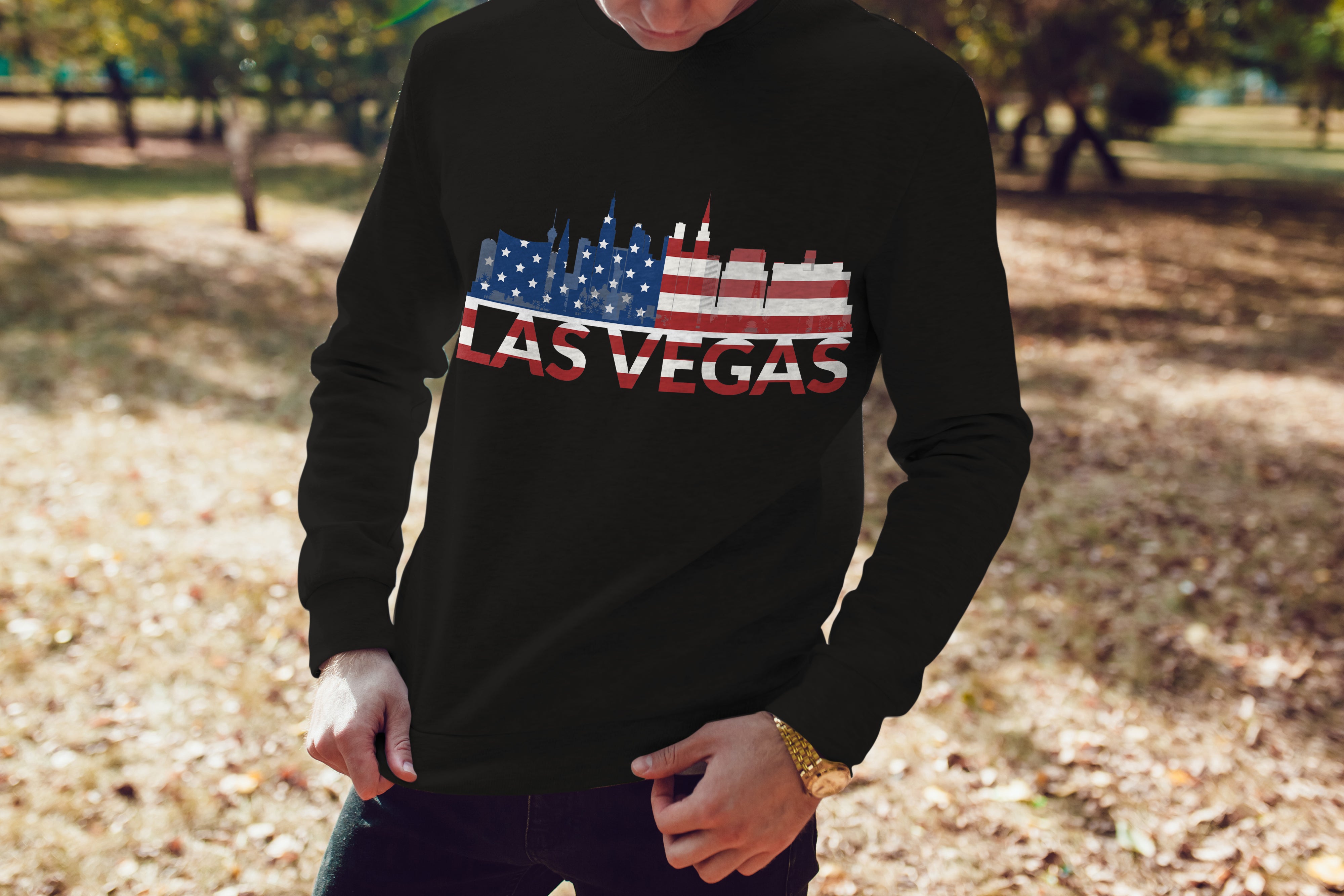 Unisex Heavy Blend™ Crewneck Sweatshirt (Las Vegas)