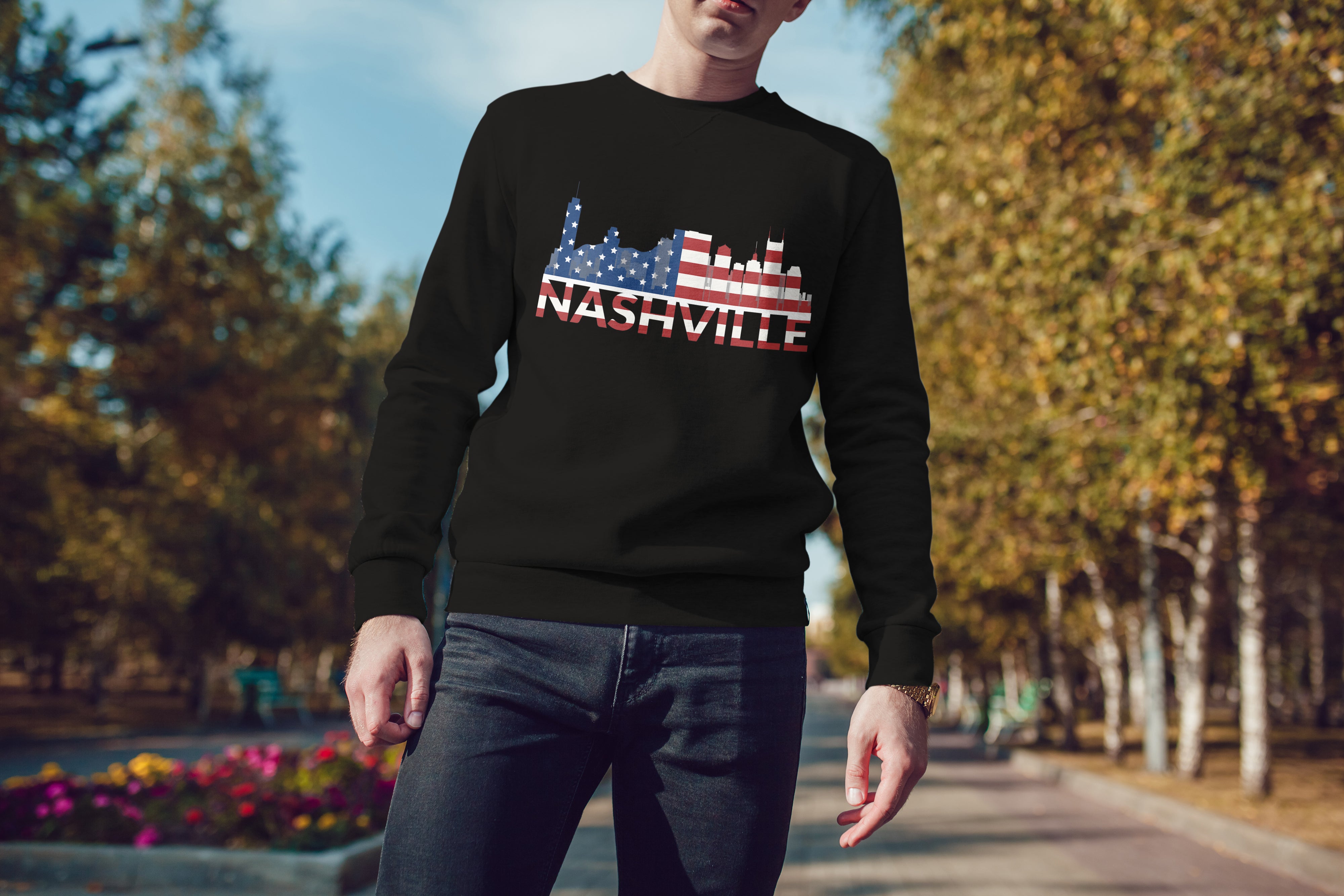 Unisex Heavy Blend™ Crewneck Sweatshirt (Nashville)
