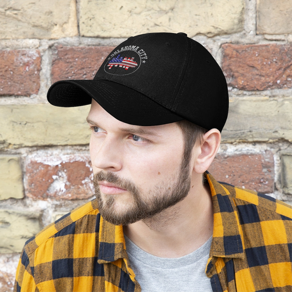 Unisex Twill Hat Higher Quality Materials(oklahoma city)
